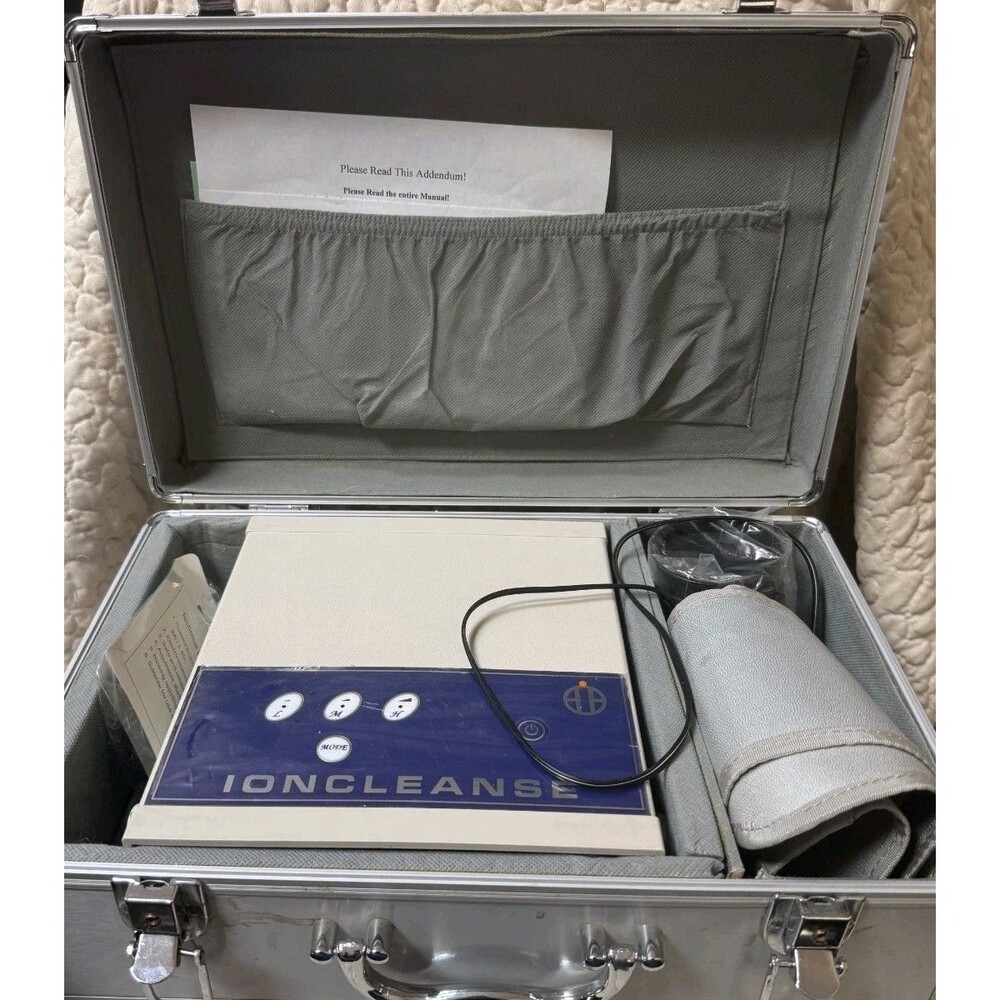 Huihuang Ionic Foot Detox Spa Machine System W Case Foot Basin, Power Cord